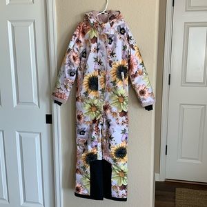 Molo Hux Retro Flowers Snow Suit. NWT